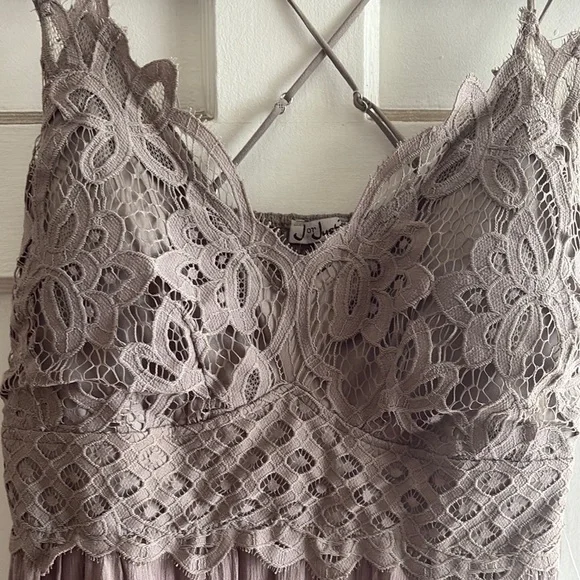 J for Justify Sleeveless Babydoll Maxi Dress - Picture 2 of 7